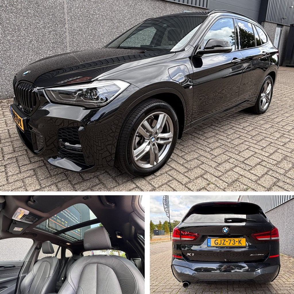 BMW X1 xDr25e M SPORT / PANO / ACC / HEADUP / TREKHAAK, Auto's, BMW, Adaptive Cruise Control, Zwart, 221 pk, Vierwielaandrijving