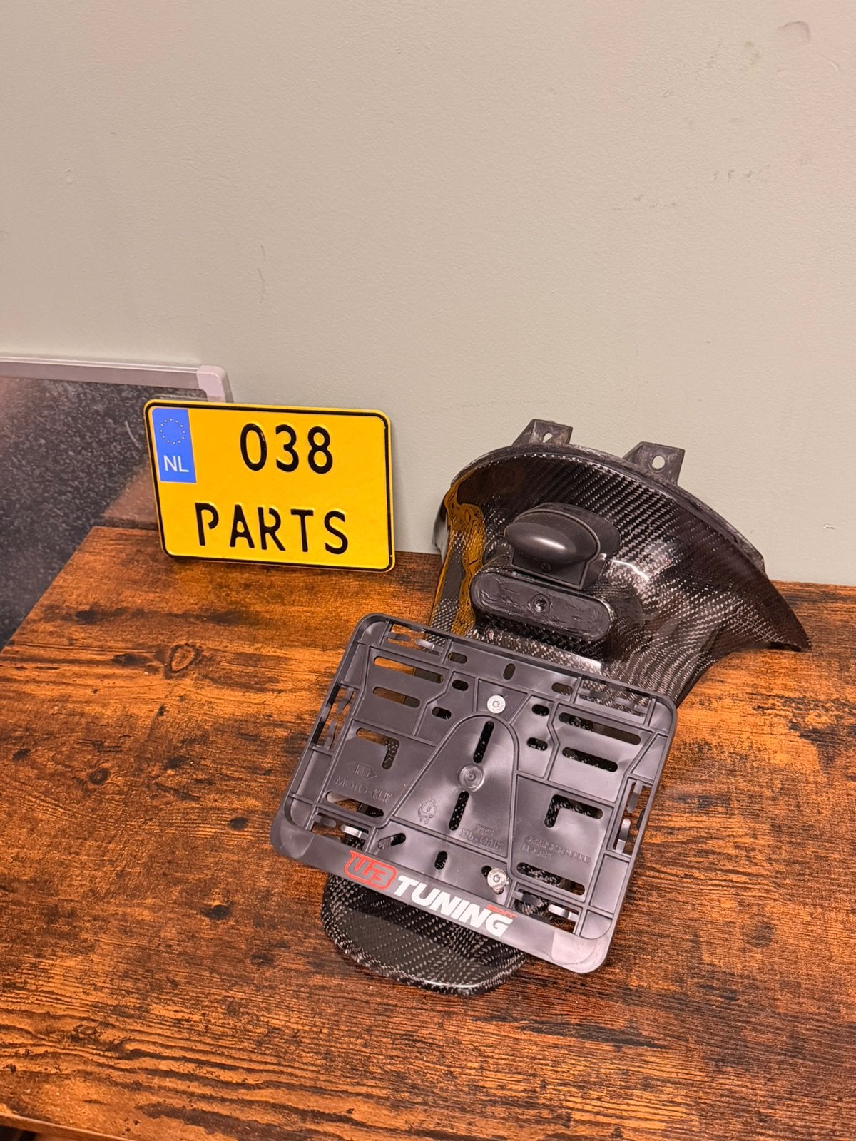 Piaggio Zip Carbon spatbord, Ophalen of Verzenden