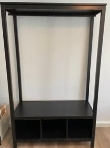 IKEA HEMNES Open Kledingkast / Garderobekast, Ophalen, Gebruikt, 100 tot 150 cm, 150 tot 200 cm