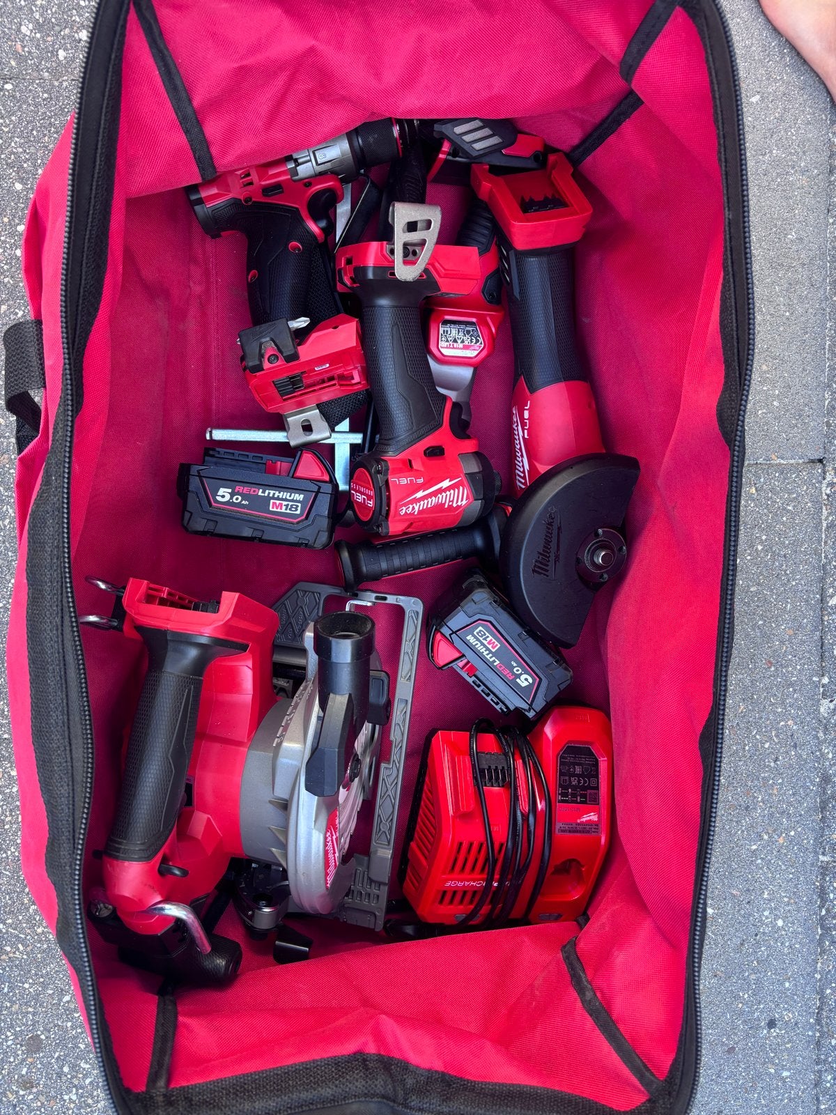 Milwaukee M18 Gereedschapset (Z.g.a.n.), Ophalen of Verzenden, Zo goed als nieuw, Overige typen