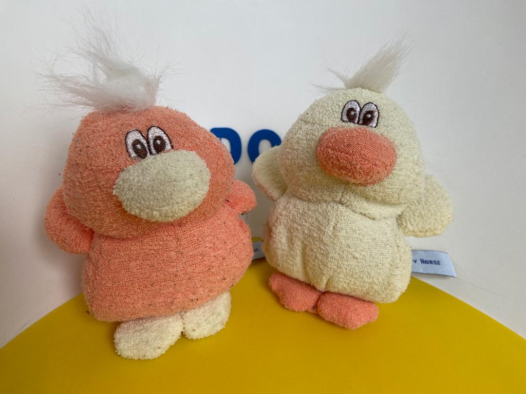 240 happy horse eend eendje kuiken geel oranje, Kinderen en Baby's, Speelgoed | Knuffels en Pluche, Ophalen of Verzenden, Zo goed als nieuw