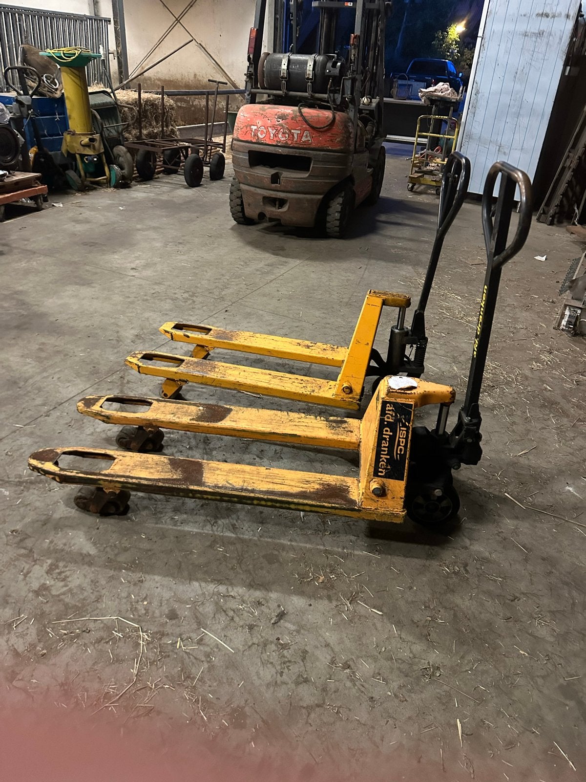 Pompwagens Palletwagens, Ophalen, Gebruikt