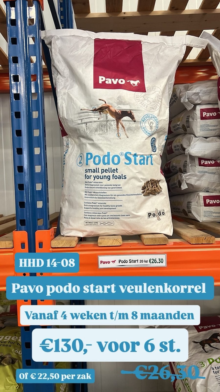 6 zak Pavo podo start veulenkorrel, Ophalen, Overige soorten