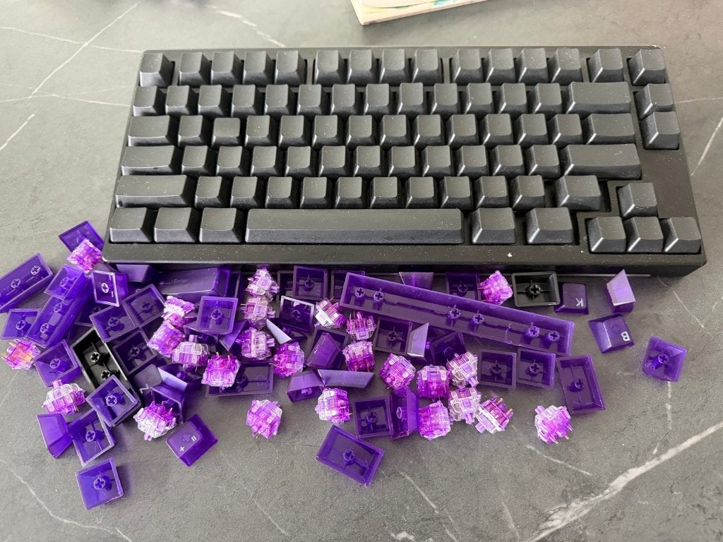 IDOBAO ID80 V2 custom mechanical keyboard, Computers en Software, Toetsenborden, Ophalen of Verzenden, Gebruikt, Bedraad, Hot-swappable