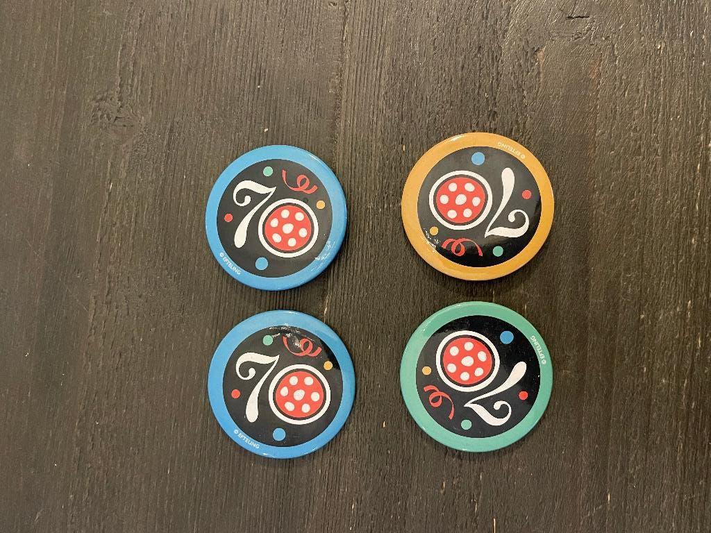 Efteling 70 jaar button, Ophalen, Nieuw, Button of Speldje