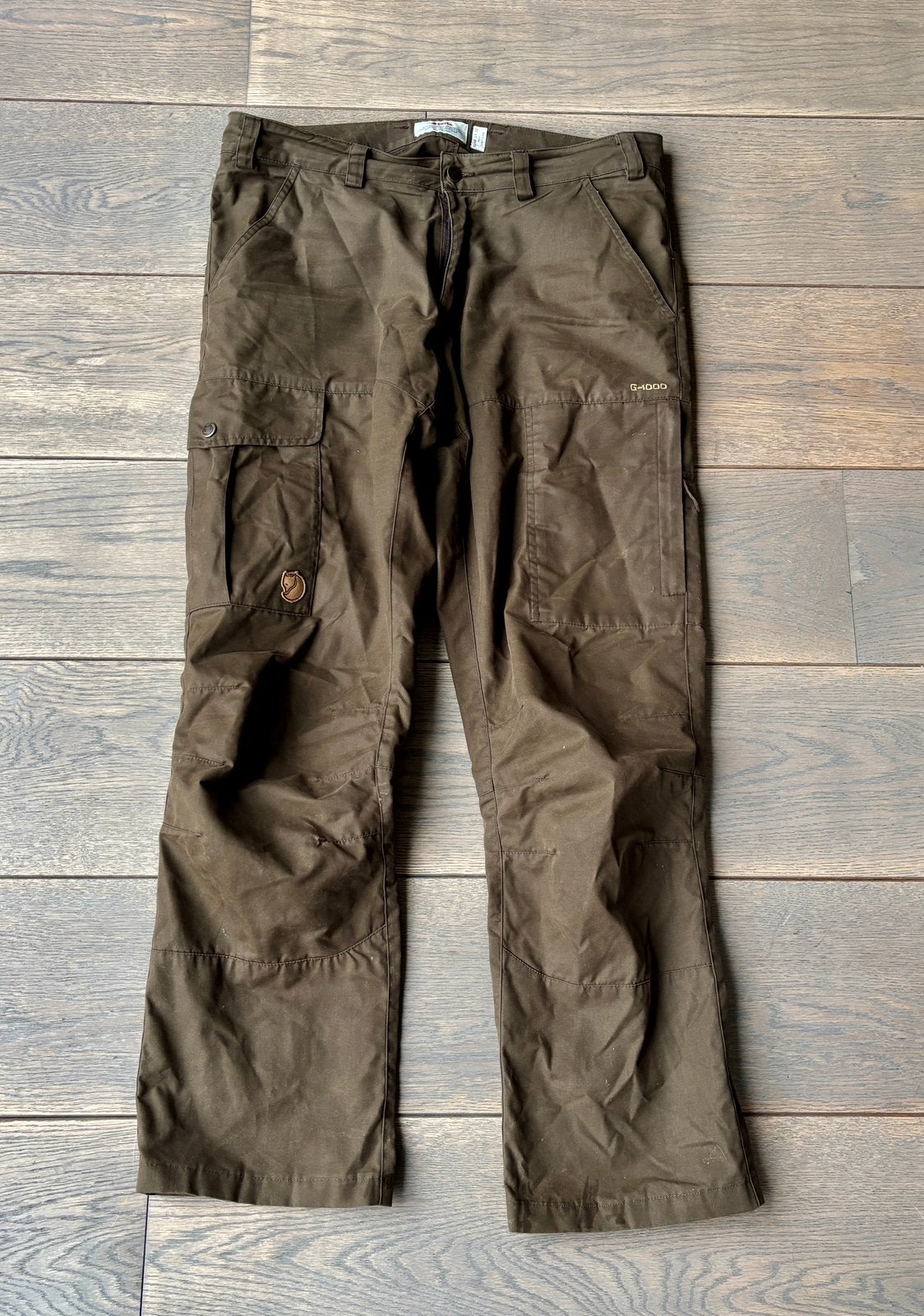 Fjallraven Karl Pro G-1000 Trousers dark olive maat 48, Kleding | Heren, Broeken en Pantalons, Ophalen of Verzenden, Zo goed als nieuw