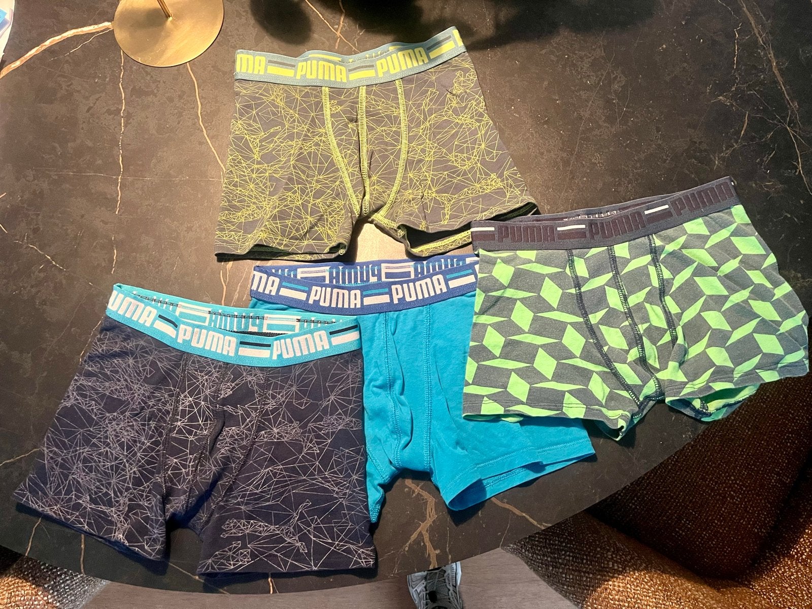 7 hippe PUMA boxershorts maat 134-140 (incl. Muchach, Ophalen of Verzenden, Gebruikt, Jongen, Nacht- of Onderkleding