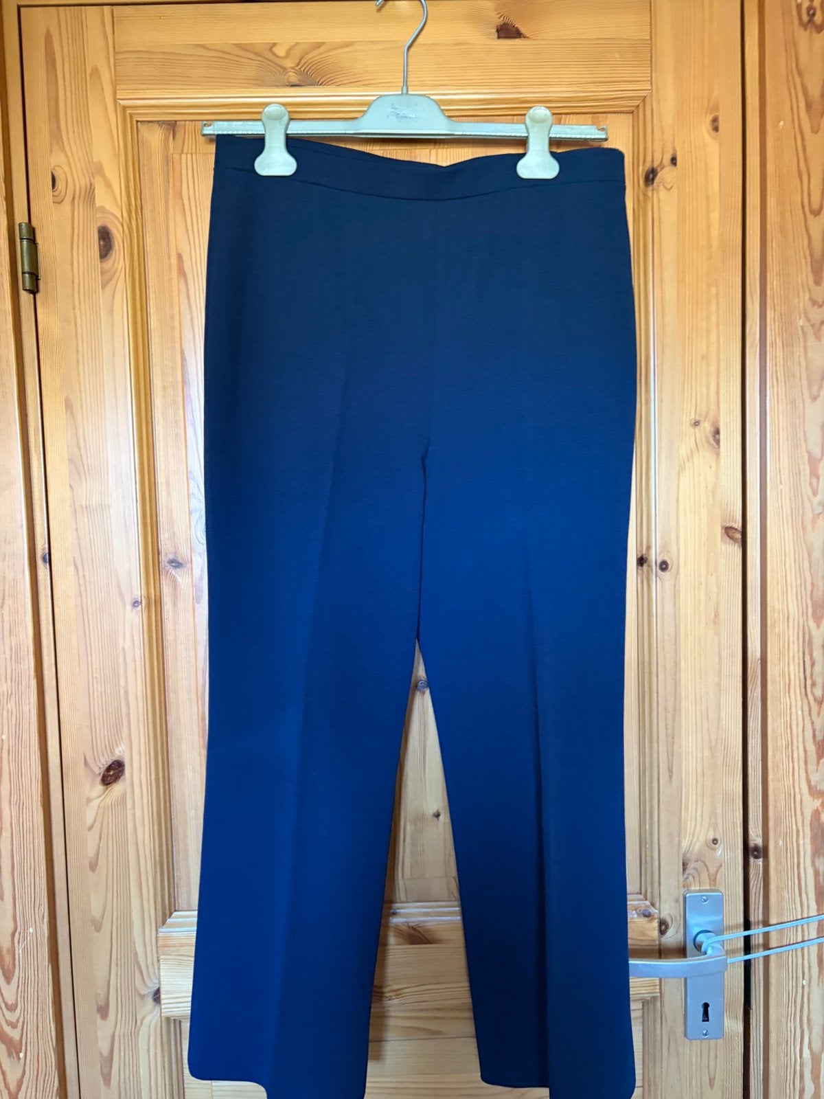 Broek lang blaue stretch Christian Marrie 40 taille 42, Kleding | Dames, Maat 38/40 (M), Zwart, Ophalen of Verzenden, Zo goed als nieuw