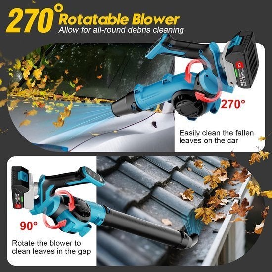 21V Bladblazer – Accu Blazer – Draadloze Bladverwijderaar, Corvance B.V., Verzenden, Nieuw, Corvancebol@gmail.com