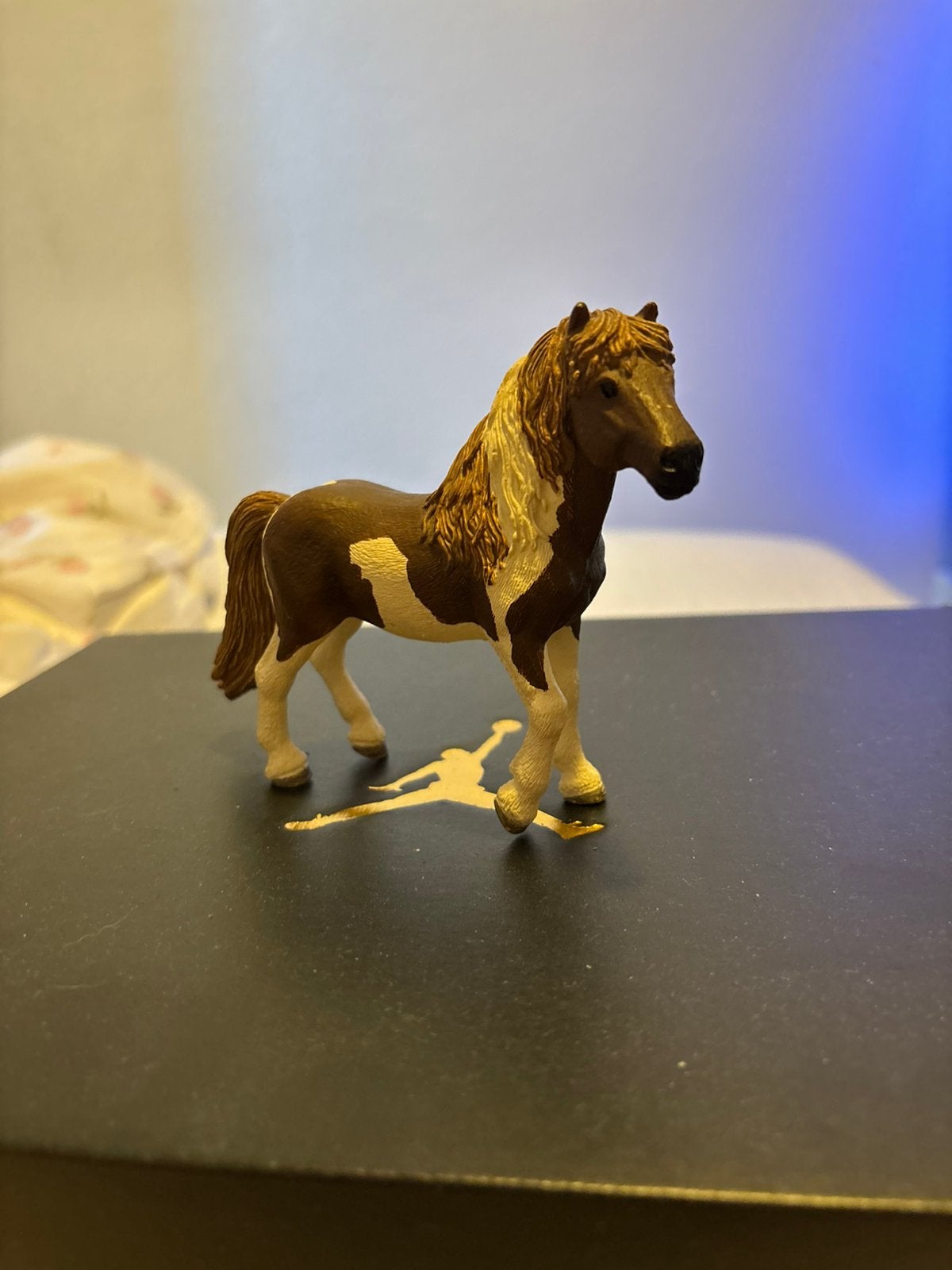Schleich IJslander hengst – goede staat, Ophalen of Verzenden, Zo goed als nieuw, Paard, Beeldje of Figuurtje