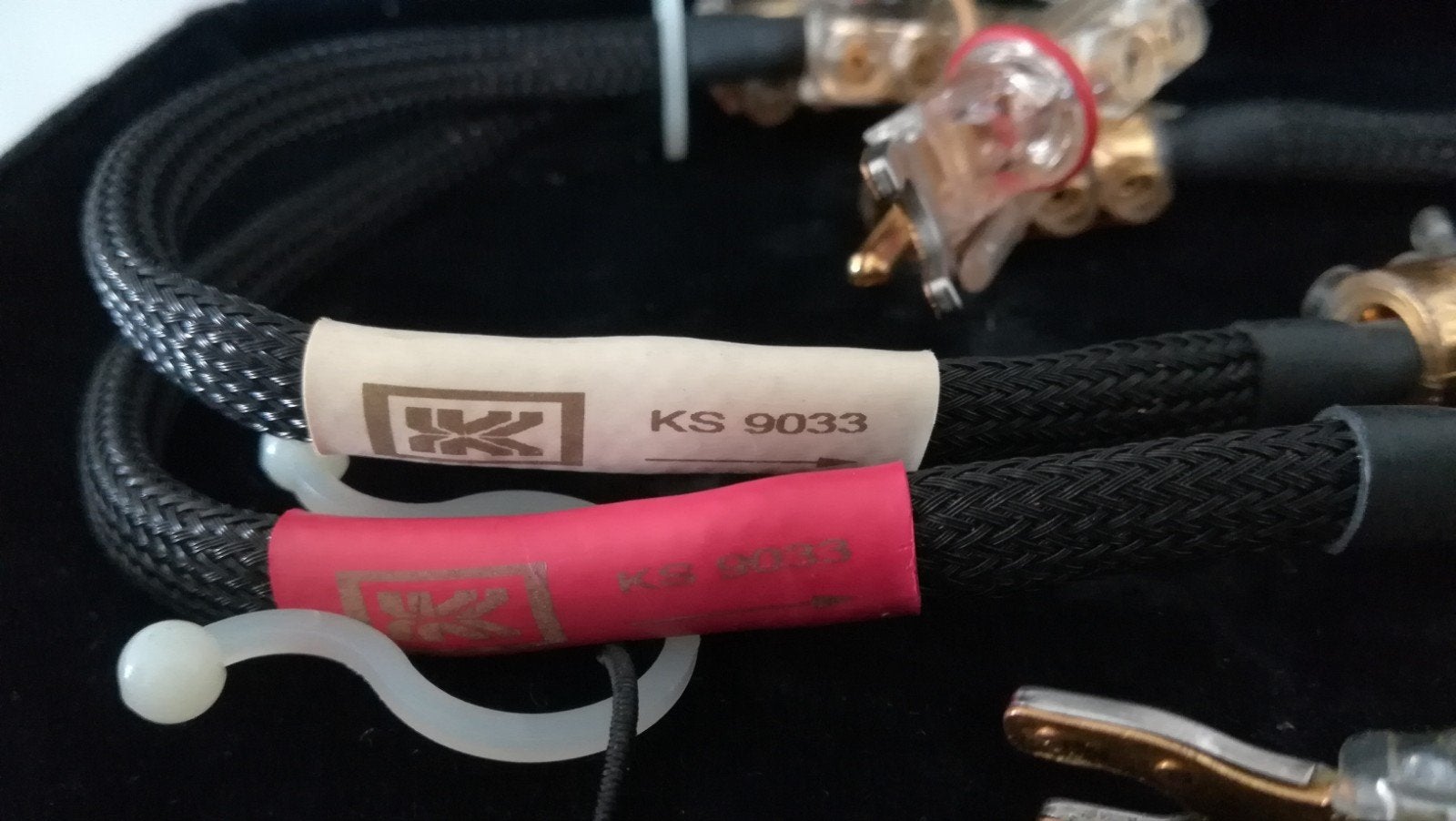 Kimber Kable KS 9033 Jumpers, Audio, Tv en Foto, Ophalen of Verzenden, Gebruikt, Minder dan 2 meter, Luidsprekerkabel