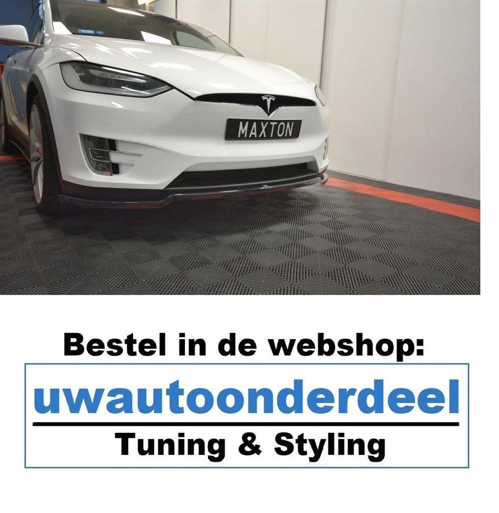 Maxton Design Tesla Model X Spoiler Lip Splitter Styling