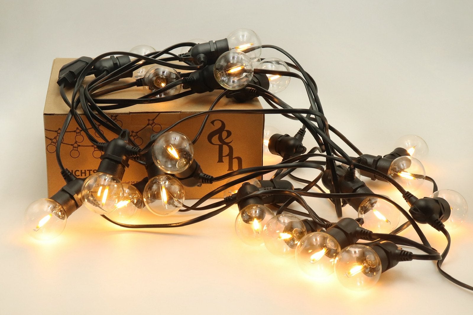 Lichtsnoer buiten - Lichtslinger 15mtr - LED IP65 | NIEUW!, Kunststof, Minder dan 50 watt, Nieuw, Ophalen of Verzenden
