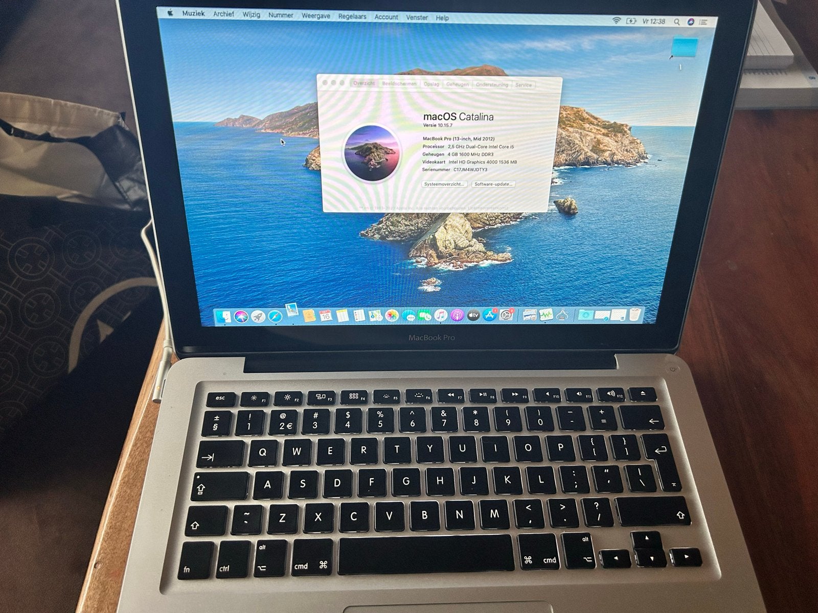 MacBook Pro 13-inch (Mid 2012) - Goede staat, Computers en Software, MacBook Pro, 2 tot 3 Ghz, Qwerty, 13 inch