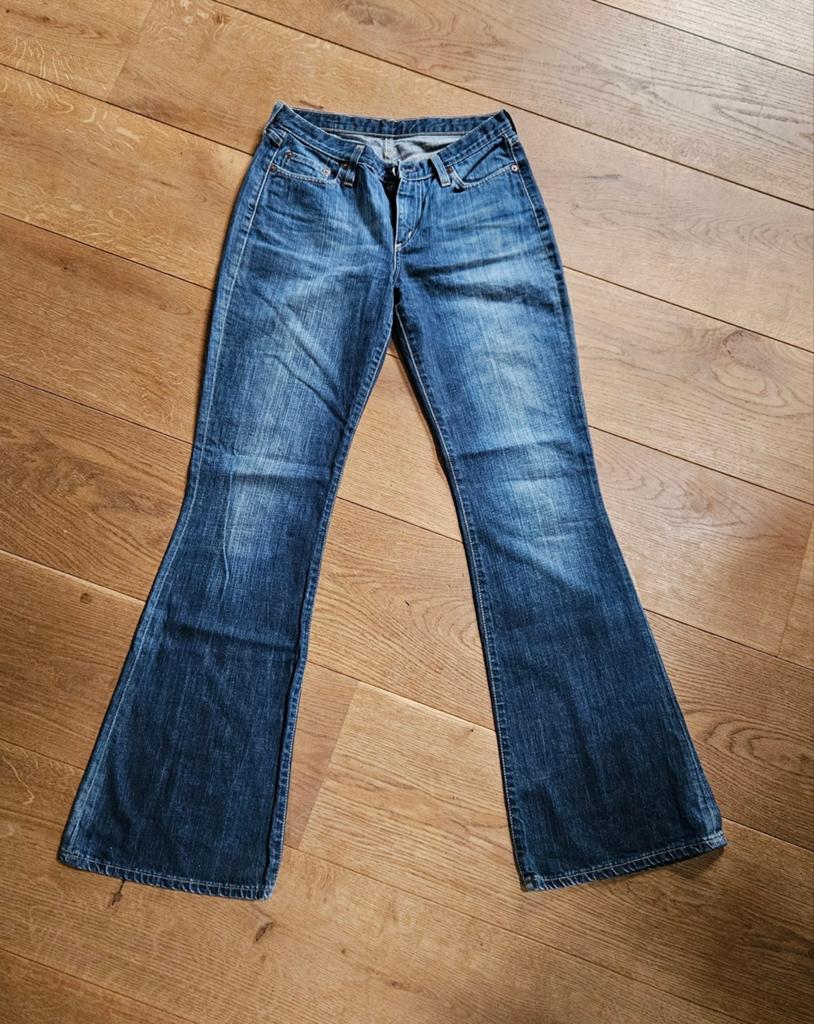 G-Star Raw Low Hip Flare Jeans W29 L34, Blauw, Ophalen of Verzenden, Zo goed als nieuw, W28 - W29 (confectie 36)
