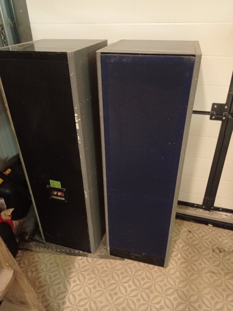 audiolab cresto 2 speakers 100 Watt, Gebruikt, 60 tot 120 watt, Front, Rear of Stereo speakers, Ophalen