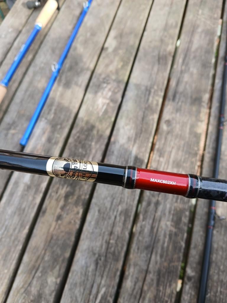 Abu garcia max x hengel van 40gram tot 140 gram wepgewicht, Ophalen of Verzenden, Zo goed als nieuw, Werphengel