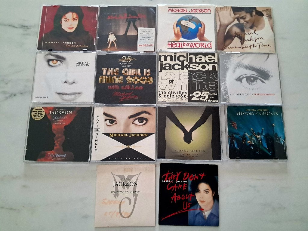 14x singles Michael Jackson, Ophalen of Verzenden, Gebruikt, Pop