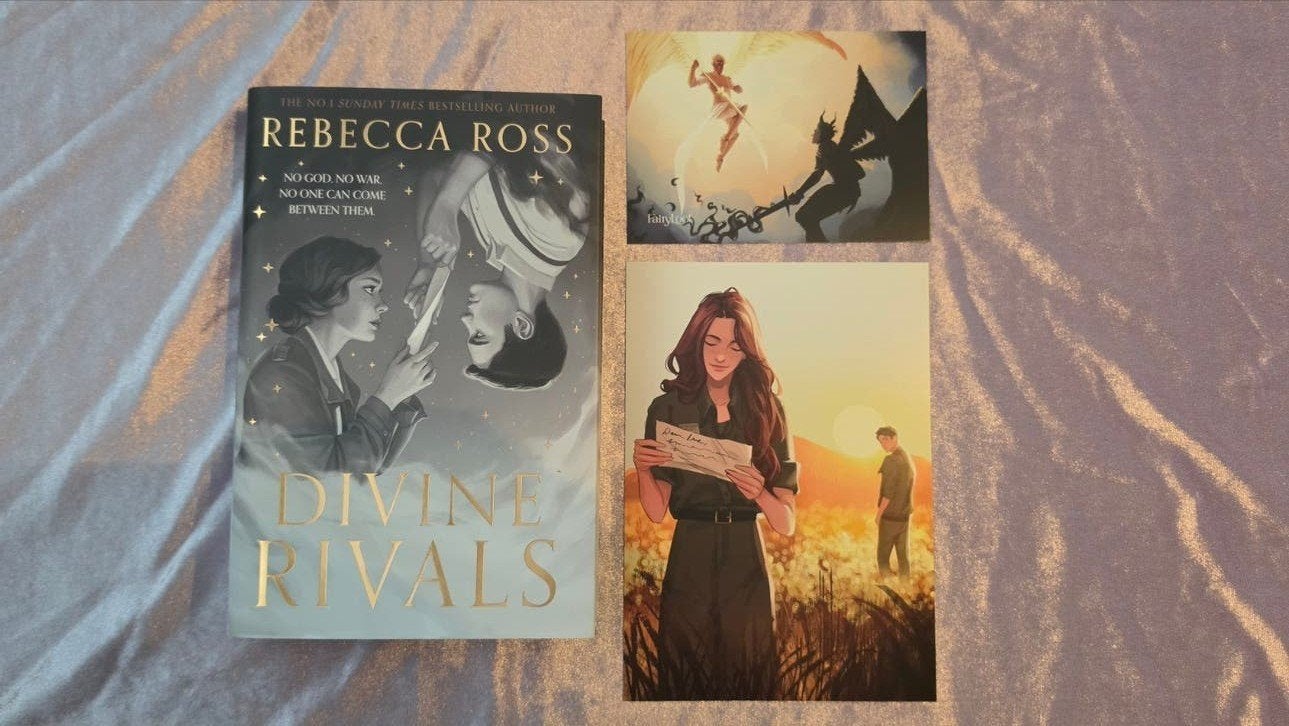 Divine Rivals - Fairyloot Editie: Gesigneerd & Sprayed Edges, Ophalen of Verzenden, Nieuw, Rebecca Ross, Amerika