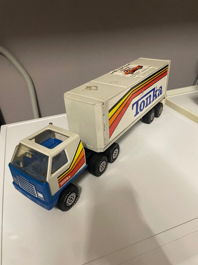 Tonka vrachtwagen, Verzamelen, Ophalen, Gebruikt