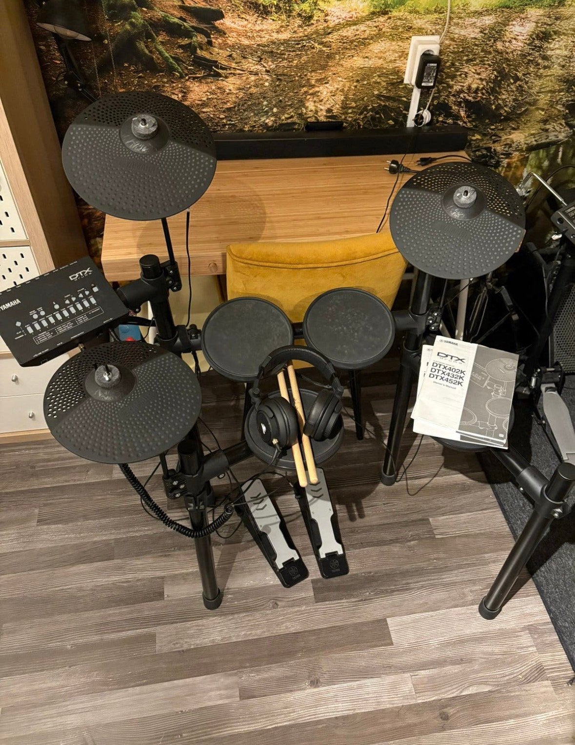Yamaha DTX400K Elektronisch drumstel, Ophalen, Zo goed als nieuw, Yamaha, Elektronisch