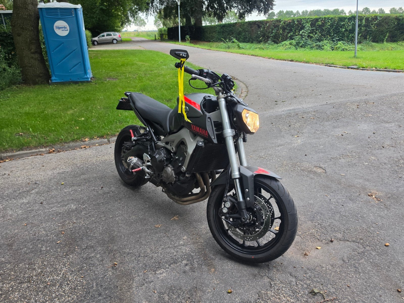 Yamaha MT-09 met Termignoni uitlaat en handvatverwarming, Motorrijbewijs A, Gebruikt, Particulier, Meer dan 35 kW