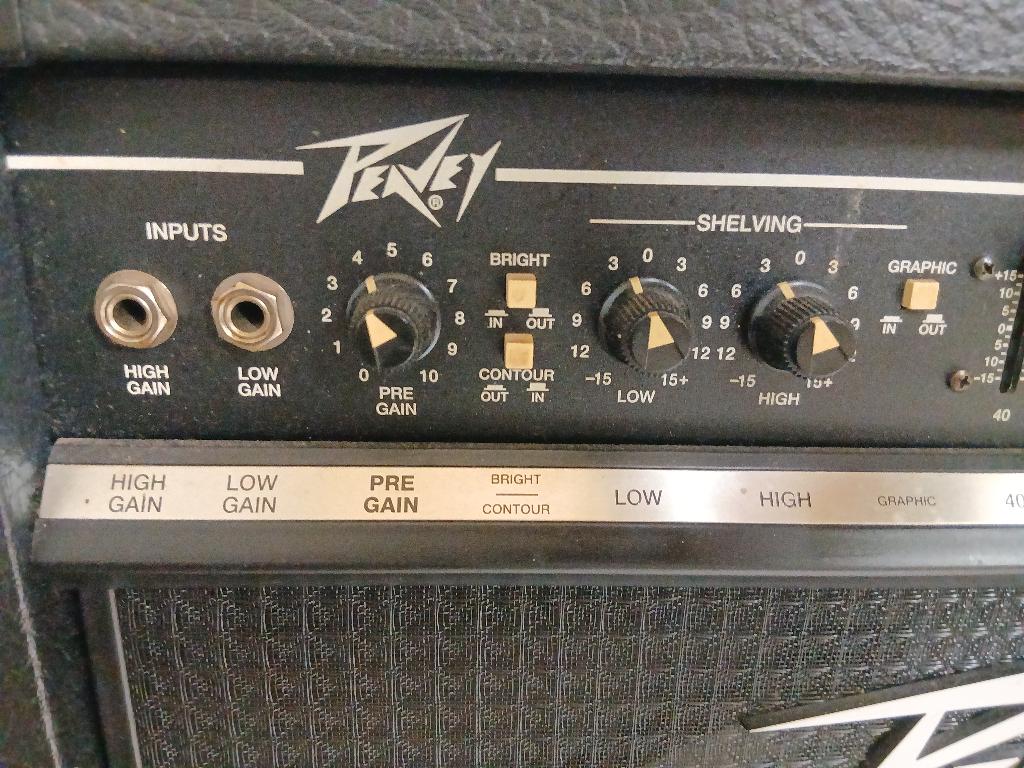 Peavey TKO 115S basversterker 115W 15 inch speaker, Ophalen, Gebruikt, Basgitaar, 100 watt of meer