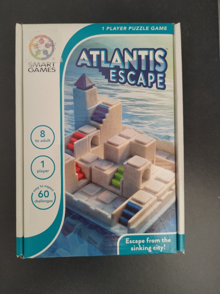 Smartgame atlantis escape, Ophalen of Verzenden, Minder dan 500 stukjes, Zo goed als nieuw, Overige typen