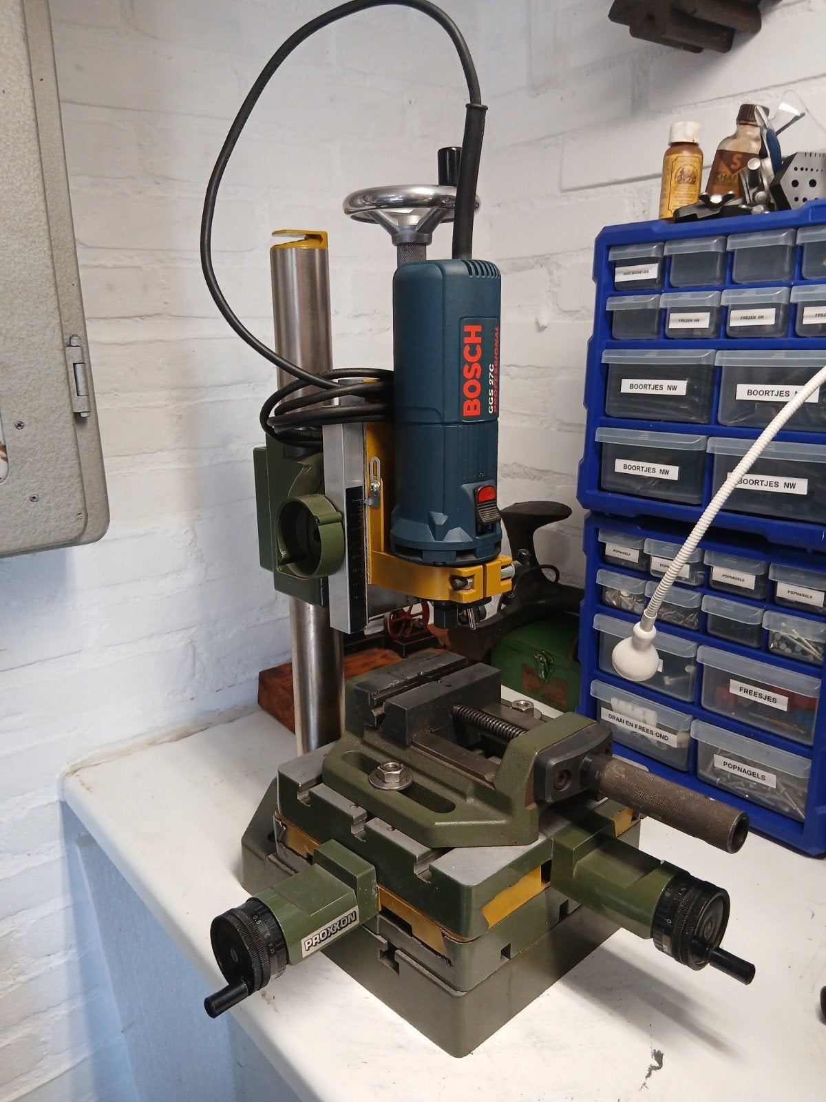 mini freesbank Proxxon, Ophalen, Gebruikt, Freesbank, Minder dan 500 mm