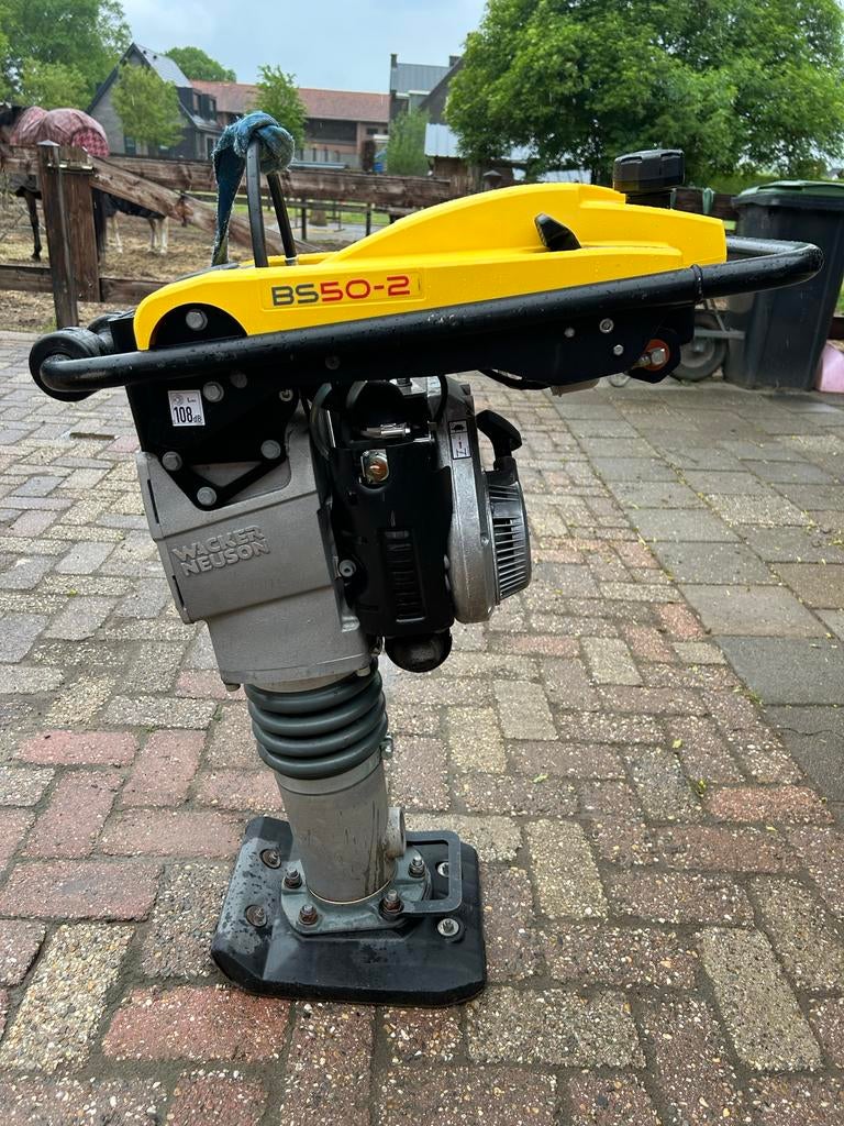 Wacker Neuson BS50-2 Trilstamper zo goed als nieuw, Doe-het-zelf en Verbouw, Ophalen of Verzenden, Zo goed als nieuw