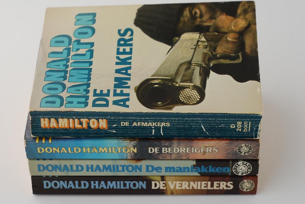 Donald Hamilton - 4 boeken, Verzenden, Zo goed als nieuw