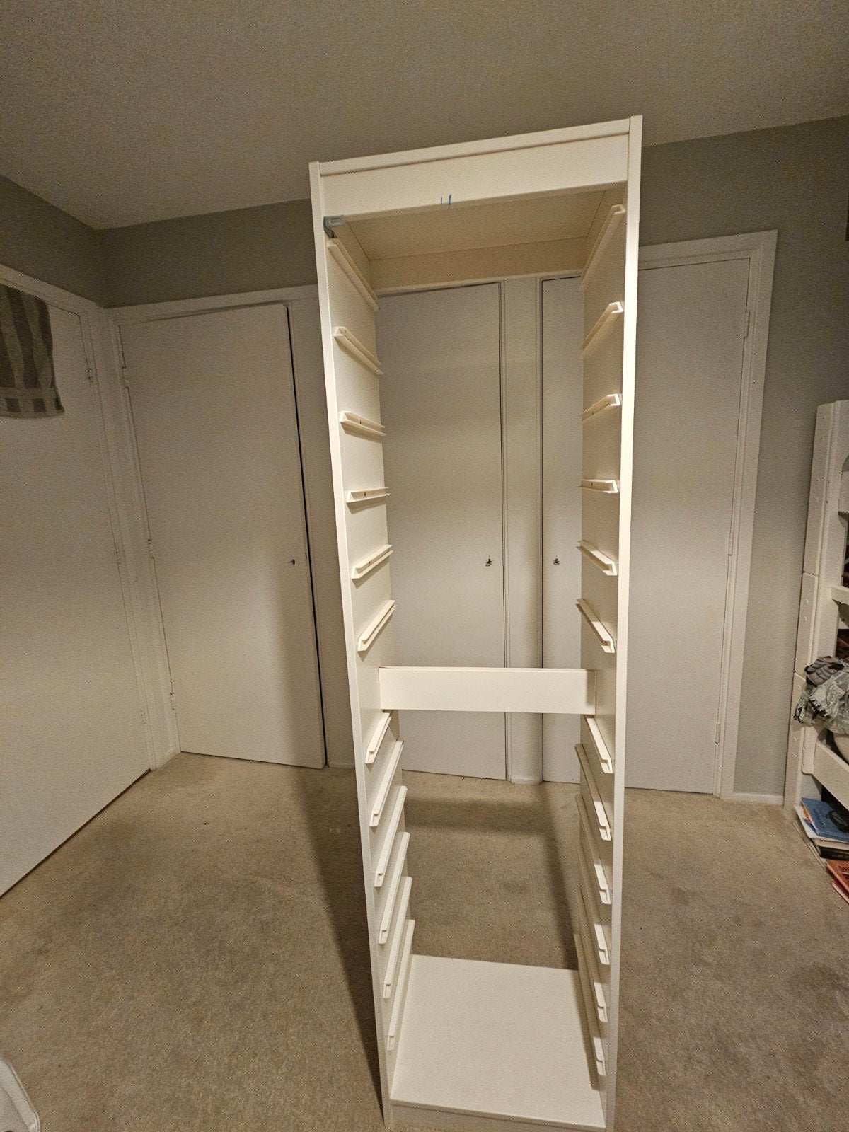 Witte opbergkast Trofast (Ikea), Ophalen of Verzenden, Gebruikt, Hout, Cd's