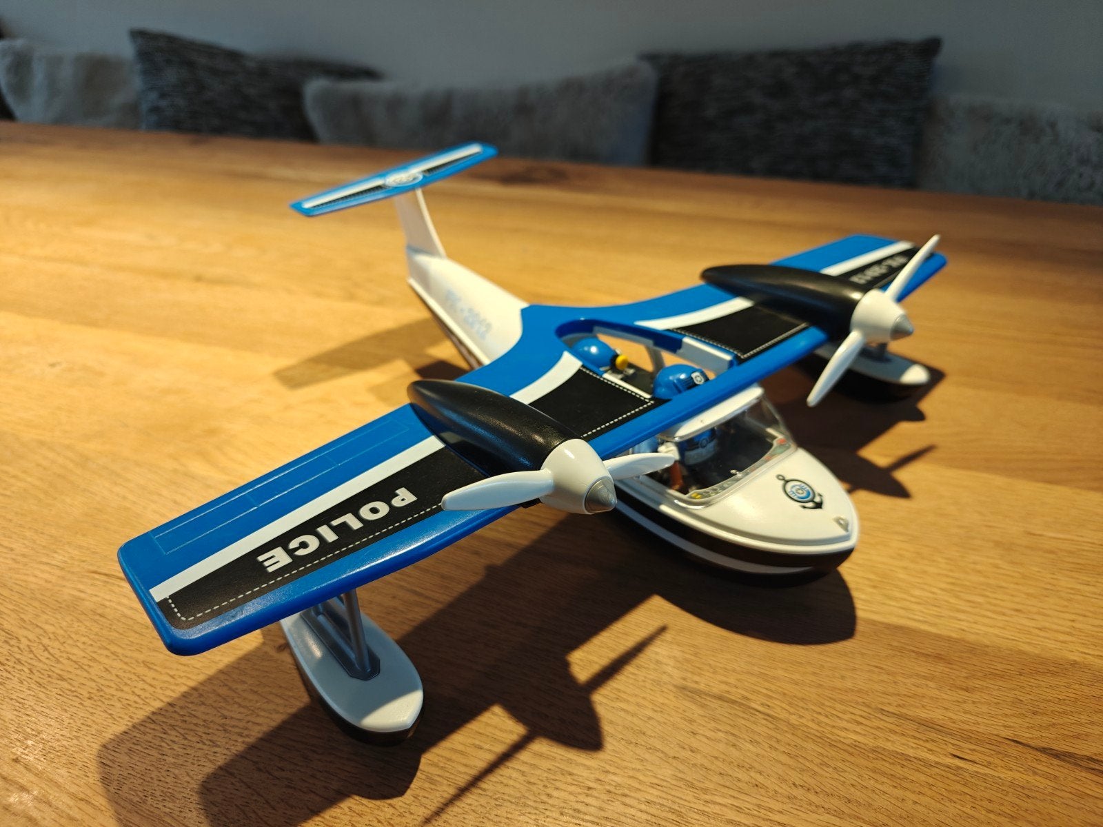 Foto 3 van Playmobil Politie Vliegtuig - Compleet