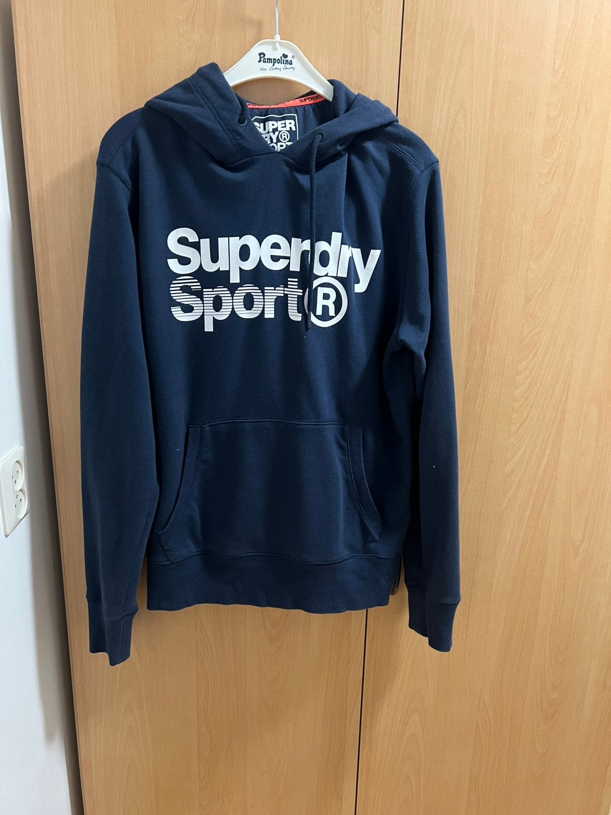 Capuchon trui van superdry maat M, Ophalen of Verzenden, Zo goed als nieuw, Maat 48/50 (M), Blauw