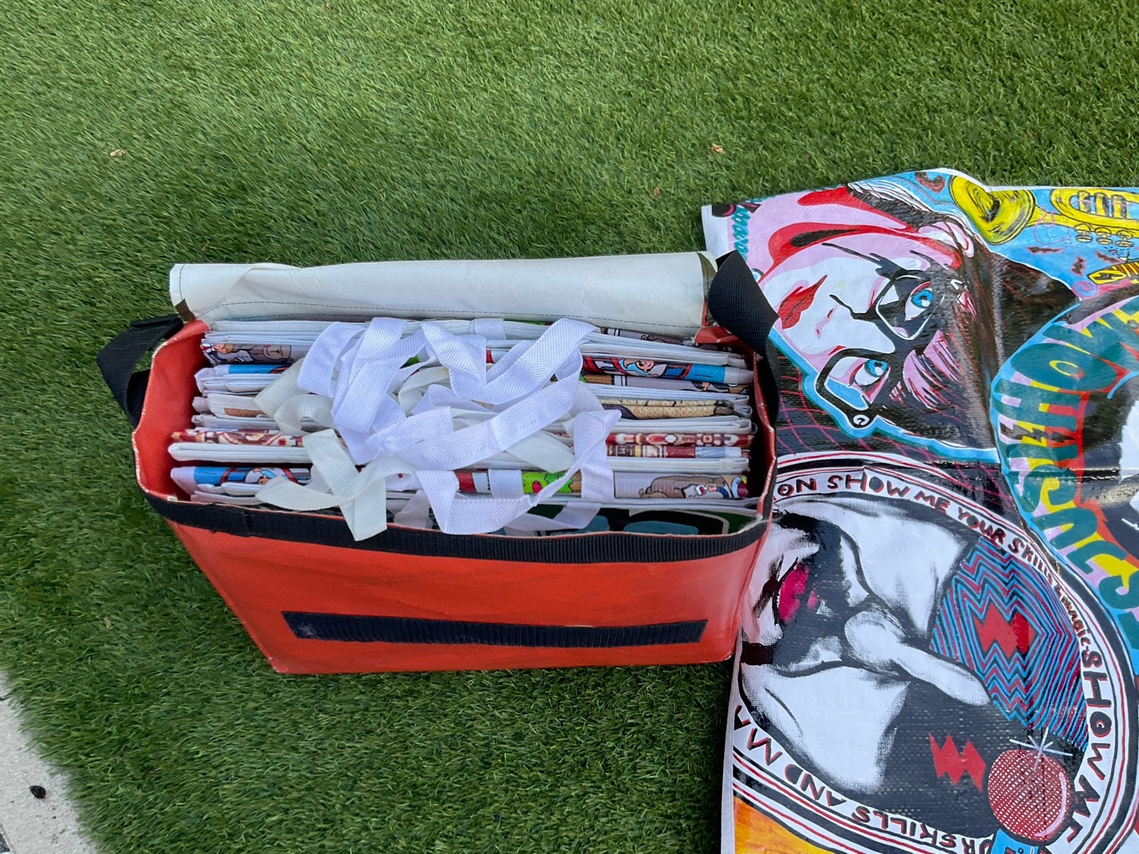 Vintage Pinkpop Festival Strandmatje / Festivalmatje, Hobby en Vrije tijd, Overige Hobby en Vrije tijd, Nieuw, Ophalen of Verzenden