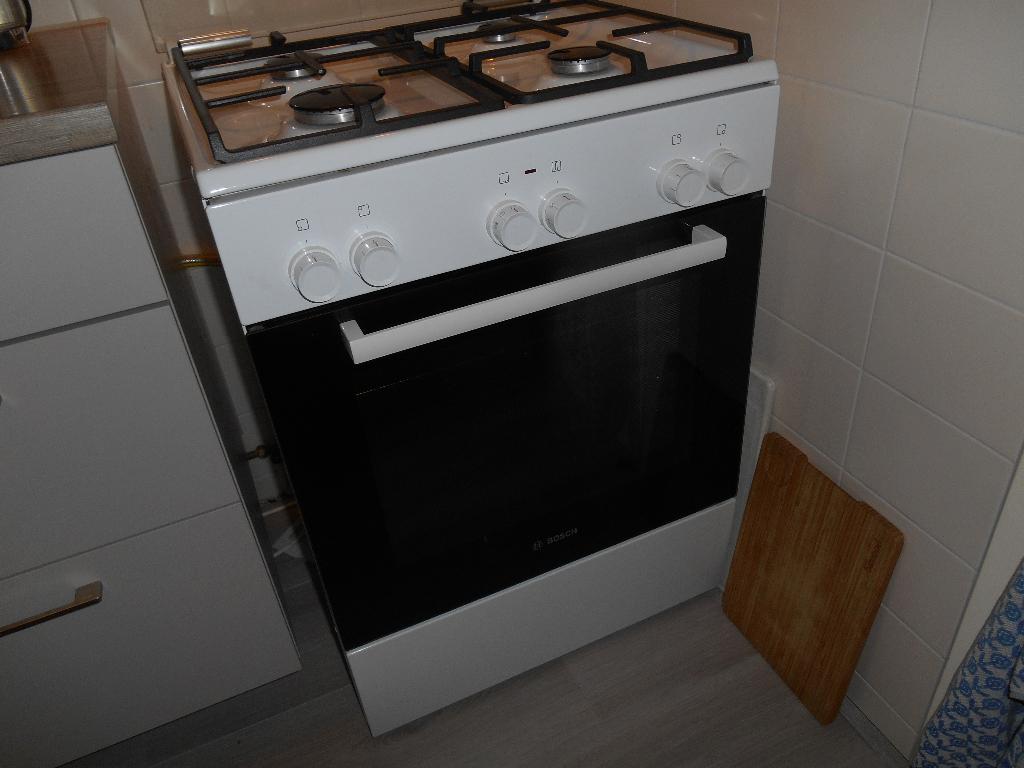 gasfornuis met elektrische oven, Ophalen, Overige typen, Zo goed als nieuw, Metaal