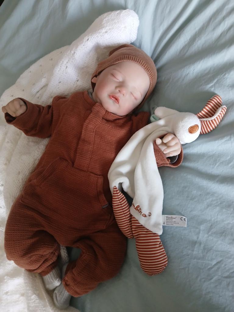 Schattige reborn. 🧸, Verzamelen, Poppen, Ophalen of Verzenden, Zo goed als nieuw