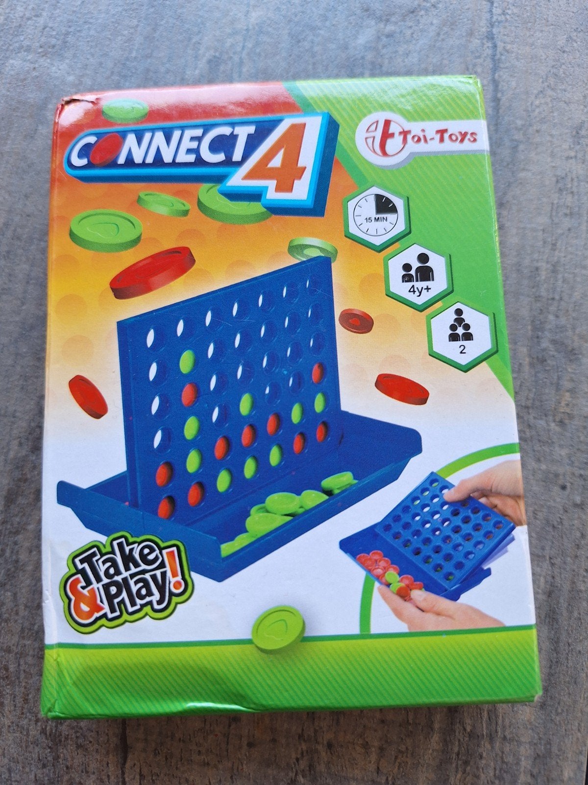 4 op een rij, Een of twee spelers, Ophalen of Verzenden, Zo goed als nieuw, Impag