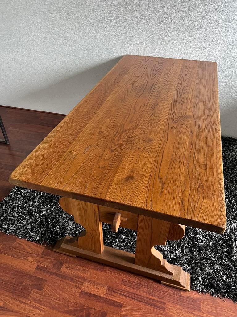 Klostertafel 180x83x76, Huis en Inrichting, Tafels | Salontafels, Ophalen, Gebruikt, 50 tot 100 cm, Rechthoekig