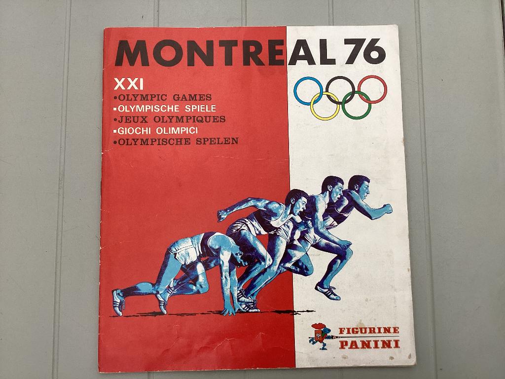 Volledig Panini album MONTRÉAL 76 mooie staat, Ophalen of Verzenden, Gebruikt, Meerdere stickers