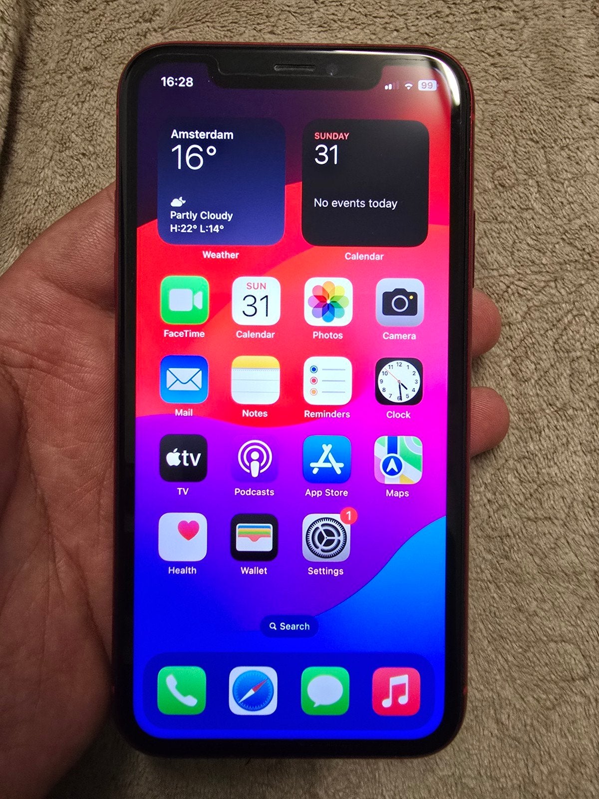 iPhone XR 128GB Rood - Batterij 80%, Krasvrij, Telecommunicatie, Mobiele telefoons | Apple iPhone, Ophalen, 80 %, IPhone XR, Rood