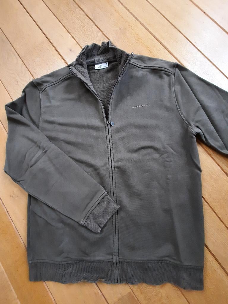 Tom Tailor sweat vest leger groen maat XL, Kleding | Heren, Truien en Vesten, Maat 56/58 (XL), Tom Tailor, Ophalen of Verzenden
