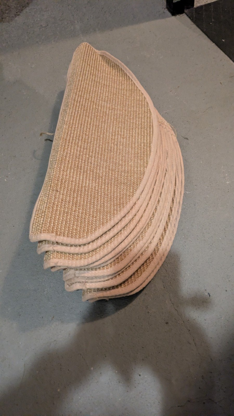 12 Sisal traptreden, Natuurlijk, Landelijk, Minder dan 50 cm, Zo goed als nieuw, 50 tot 100 cm