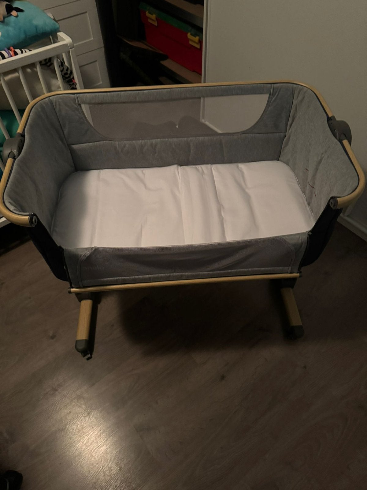 ZGAN lionelo timon co-sleeper bed ledikant, Ophalen, Zo goed als nieuw, Ledikant