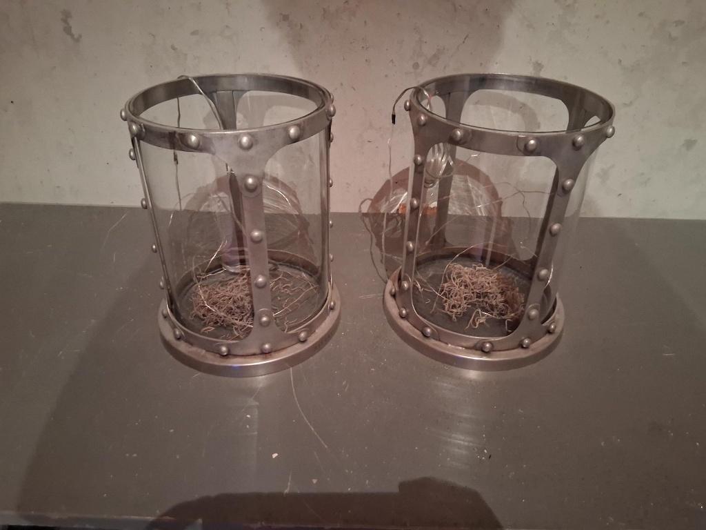 Windlichten RM, Ophalen, Gebruikt, 25 tot 50 cm, Metaal