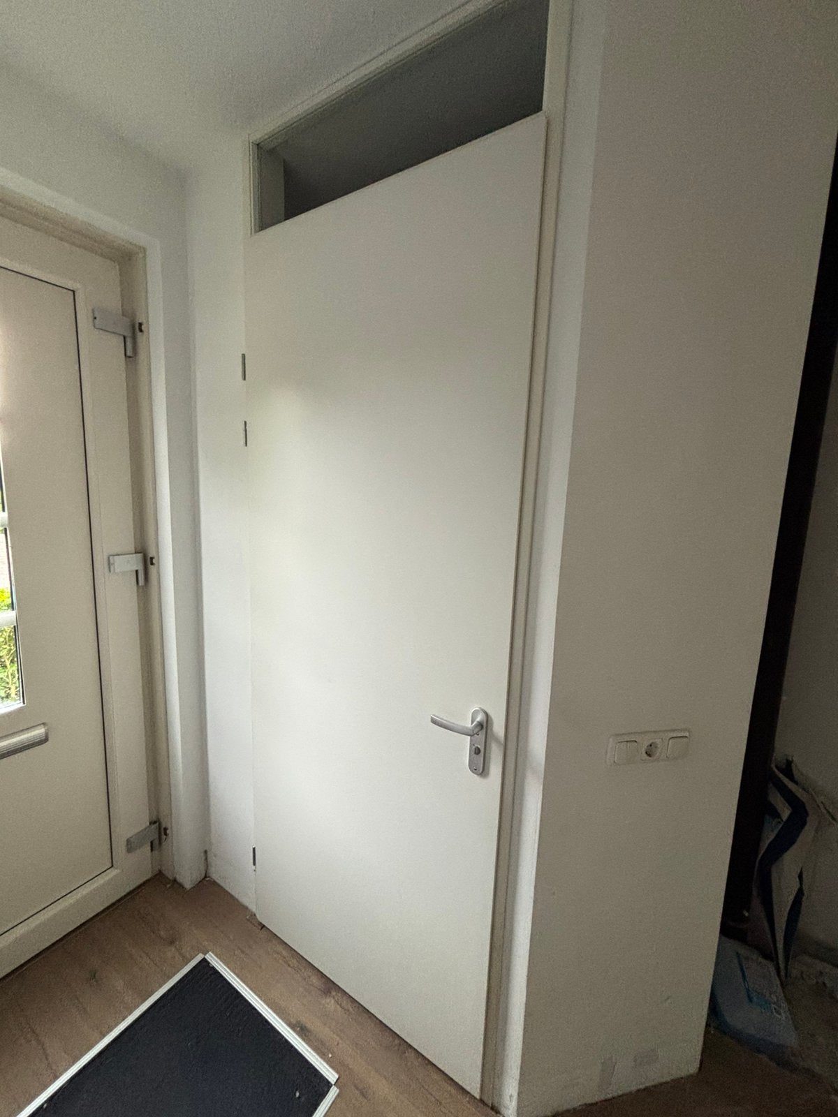 Opdek Wc deur 231,5x88, Ophalen of Verzenden, Glas, Binnendeur, 215 cm of meer