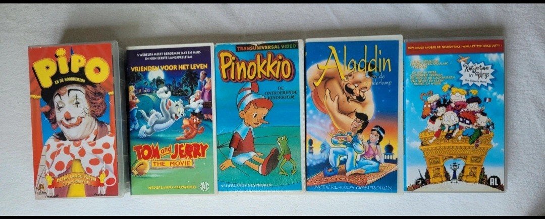 5 kinderfilms, Alle leeftijden, Ophalen of Verzenden, Zo goed als nieuw