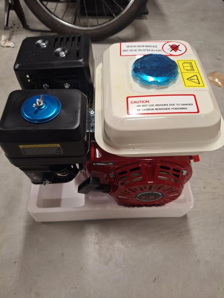 Nieuwe Benzine Motor 6.5 / 7,5 PK motor, Ophalen, Nieuw, Benzinemotor, 1800 rpm of meer