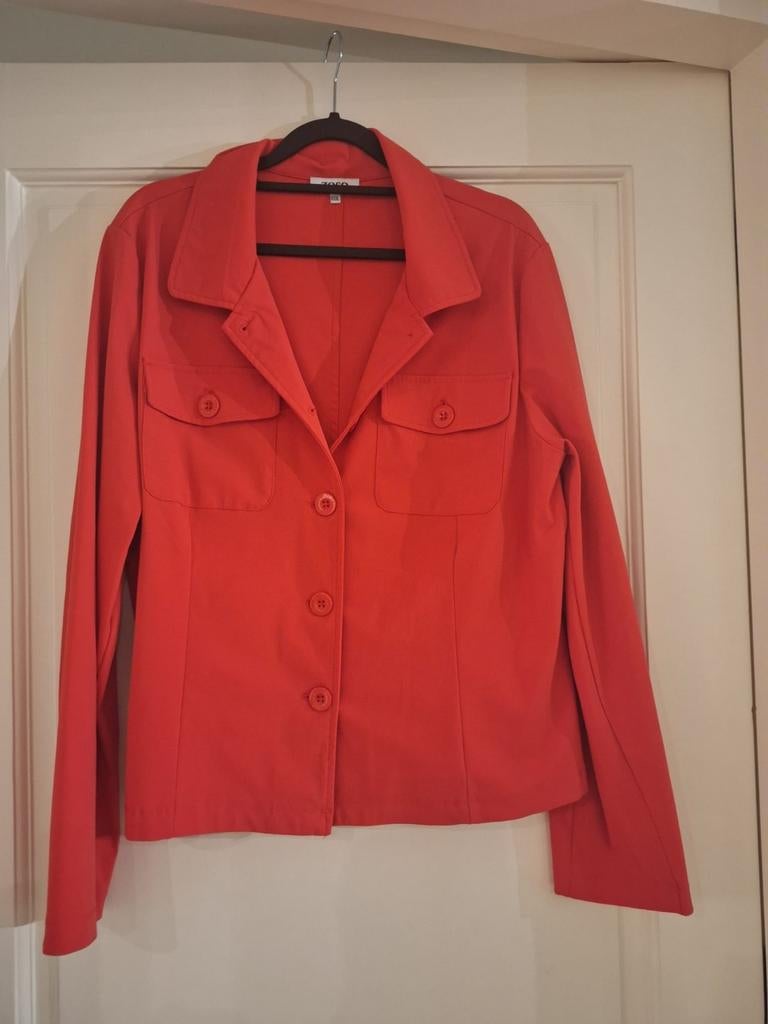 Zoso travelstof jasje rood xxxl, Ophalen of Verzenden, Zo goed als nieuw, Jasje of Colbert, Rood