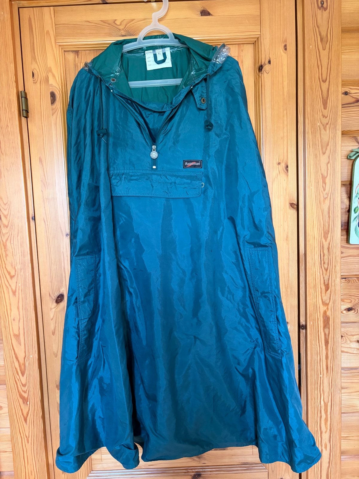 Regen poncho groen  voor op fiets rainman XL, Ophalen of Verzenden, Zo goed als nieuw, Regenponcho, Dames